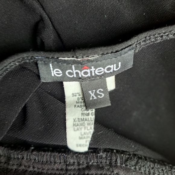 Le Château Y2K embellished Black Halter Dress - Picture 4 of 4